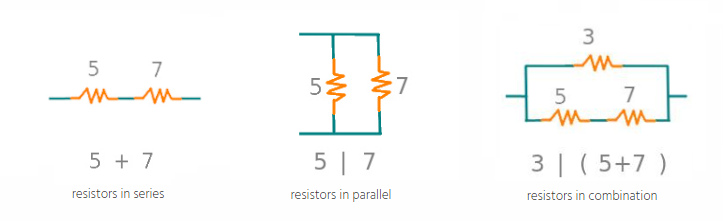 equivalence resistance in series and parallel resistor circuits
